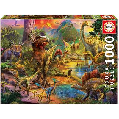 Krasny: Dinosaurernes land, 1000 brikker