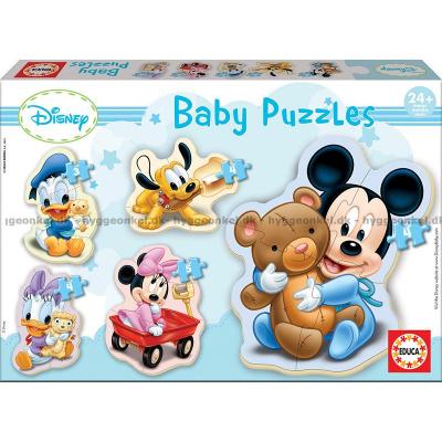 Baby: Disney - Mickey Mouse og venner, 3 brikker