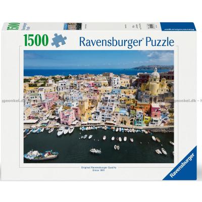 Italien: Farverige Procida, 1500 brikker