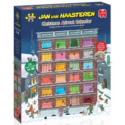 Jan van Haasteren: Julekalender, 24x54 brikker