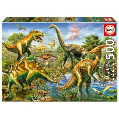 Chesterman: Dinosaurernes legeplads, 500 brikker