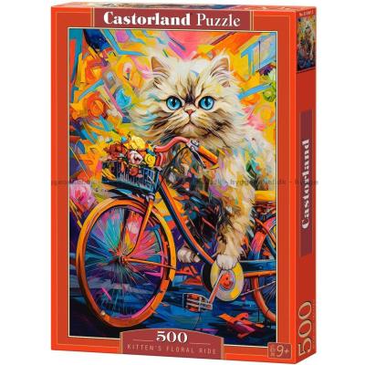 En kattens cykeltur, 500 brikker