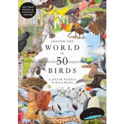 50 fugle fra hele verden, 1000 brikker