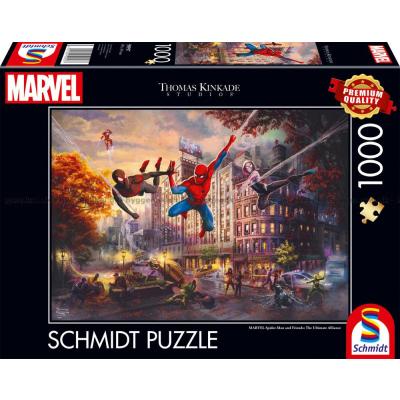 Marvel: Kinkade - Spider-Man, 1000 brikker