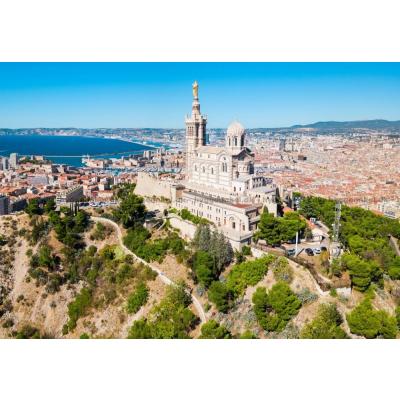 Marseille: Notre-Dame de la Garde, 1000 brikker