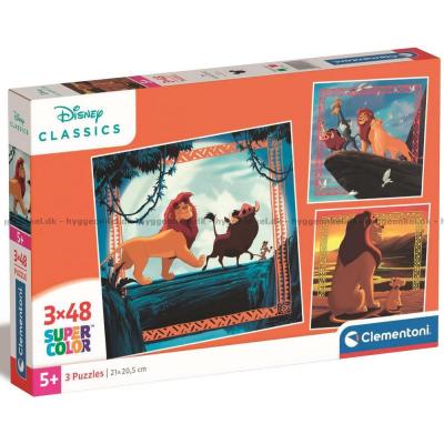 Disney: Løvernes Konge, 3x48 brikker