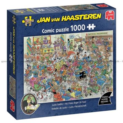 Ludo dysten, 1000 brikker