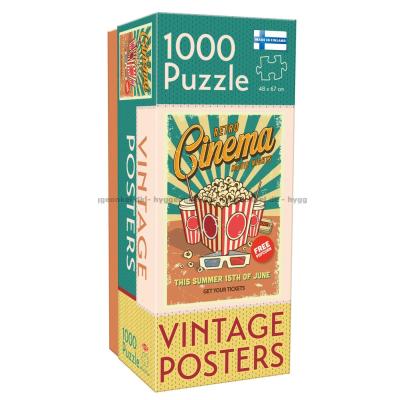 Vintage Posters: I biografen, 1000 brikker