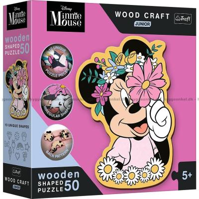 Disney: Minnie Mouse - Formet motiv, 50 brikker