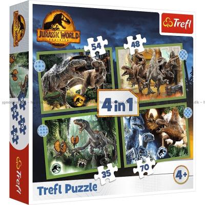 Jurassic World, 4 i 1, 35 brikker