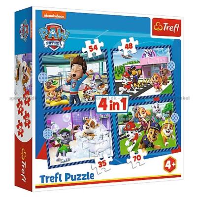 Paw Patrol, 4 i 1, 35 brikker