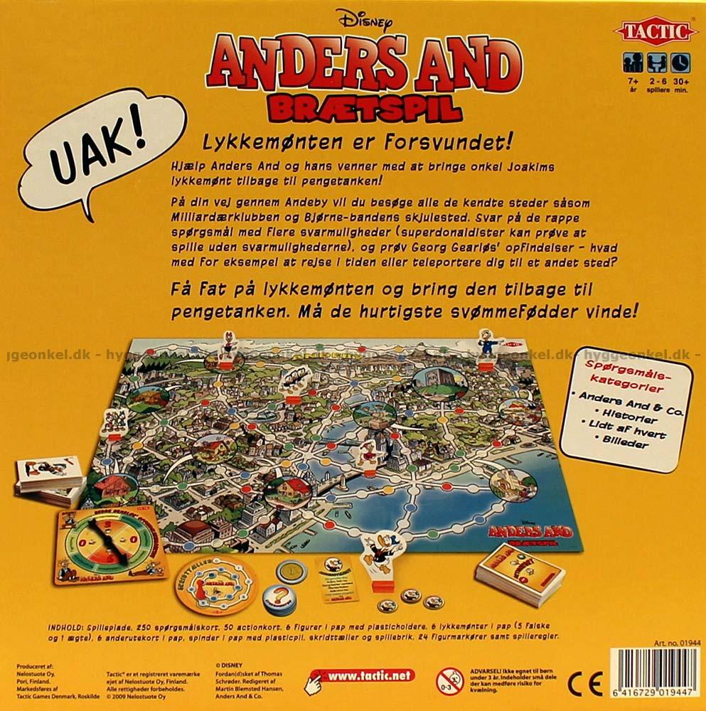 → Anders And ← Spillet for rigtige Andeby-fans - 6416739019444 UDGÅET!!!