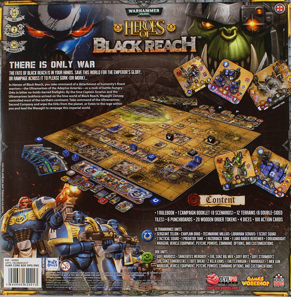 Køb Warhammer 40000 Heroes Of Black Reach Billigt 1944666620013